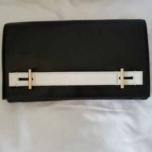 NWT Michael Kors Black and White Clutch & Crossbody